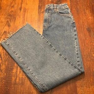 LIKE NEW Wide Leg Jeans - Faded Denim